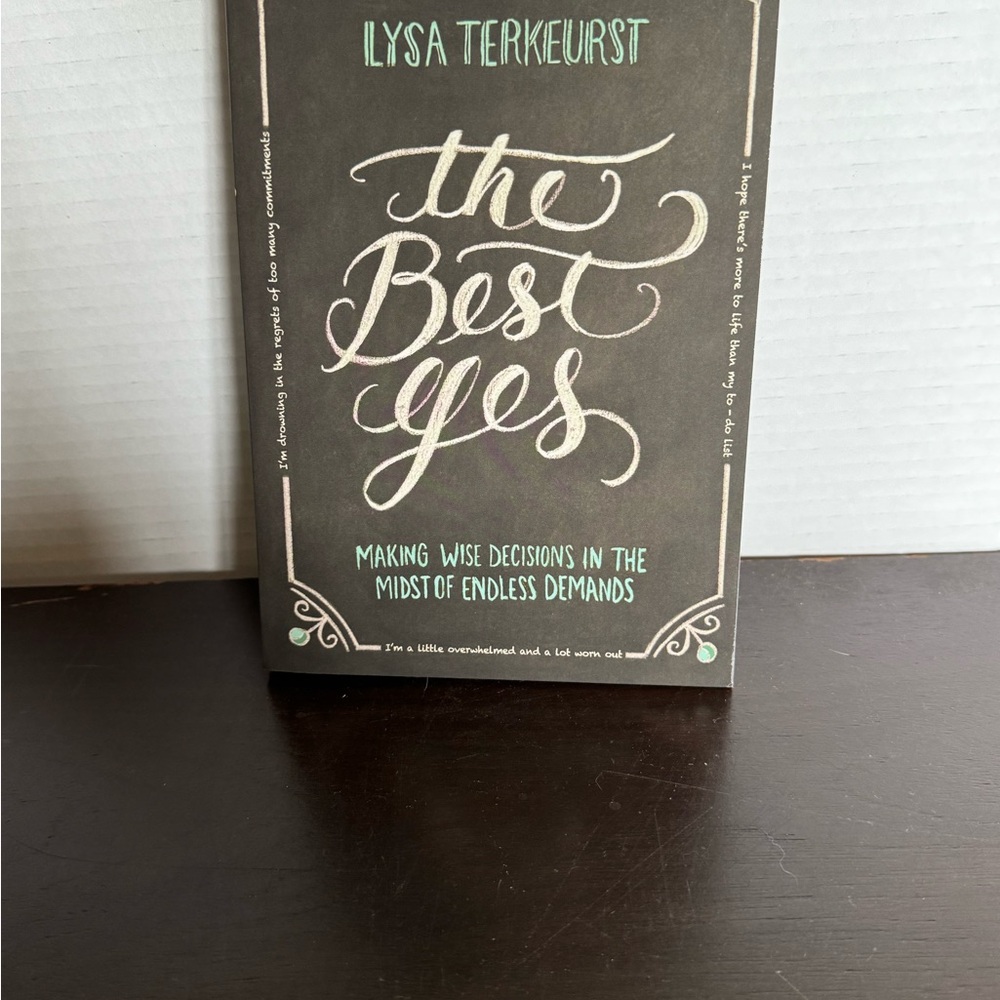 The Best Yes Book by Lysa TerKeurst